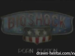 Bioshock Infinite Hentai - Wake up x rated clip from Elizabeth