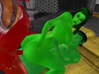 [fantasy-3dsexvilla 2] she-hulk perseestä mukaan a demoni ja the hulk at 3dsexvilla 2